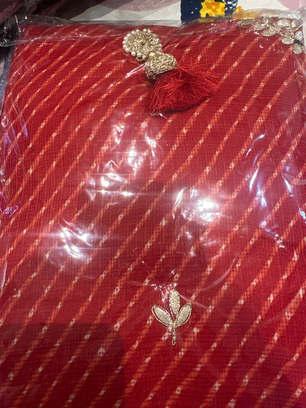 Leharia kurti with dupatta