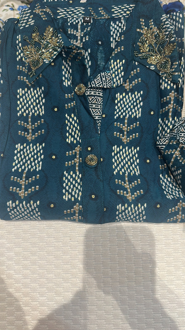 heavy coord set in mulcotton