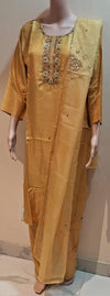 YELLOW COLOUR THREE PIECE SUIT