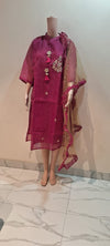 Leharia kurti with dupatta