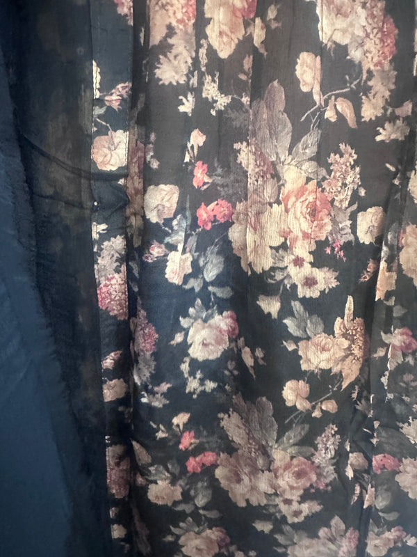 Pure Viscose Chinon Alia Cut Dress