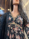 Pure Viscose Chinon Alia Cut Dress
