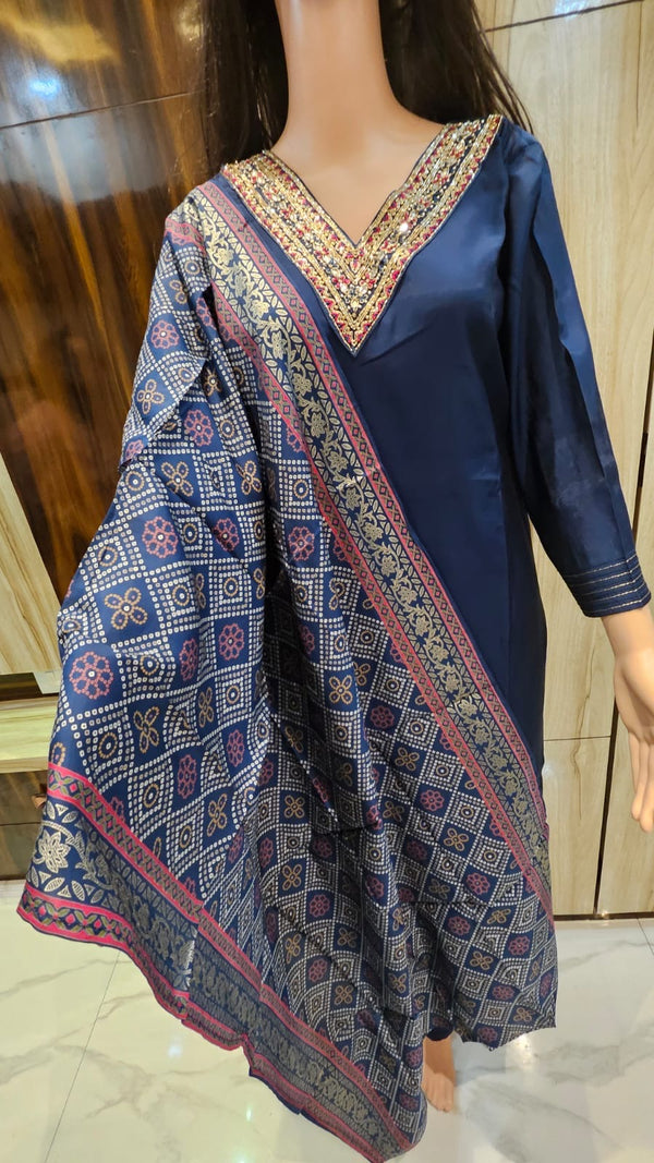 Stunning Party Wear with Beautiful Dupatta