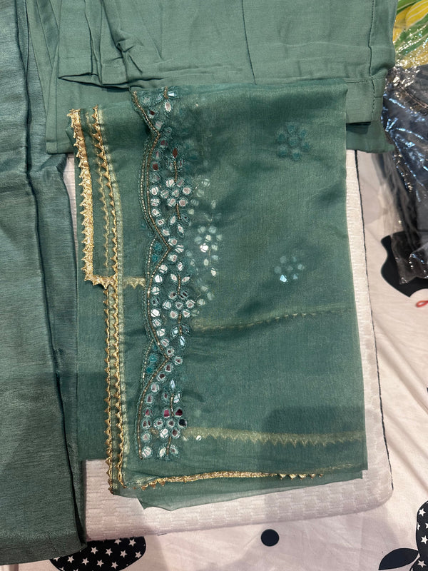 Three piece georgette suit