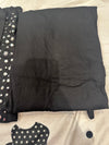 Solid Foil Mirror Embroidered Straight Fit CO-ORD Set