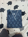 Pure Cotton Kurta with Beautiful V-Shape Neckline with Crochet Lace