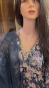 Pure Viscose Chinon Alia Cut Dress