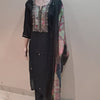 Three piece heavy black colour dress