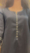 BLACK Pure Cotton Summer Wear CO-ORD Set